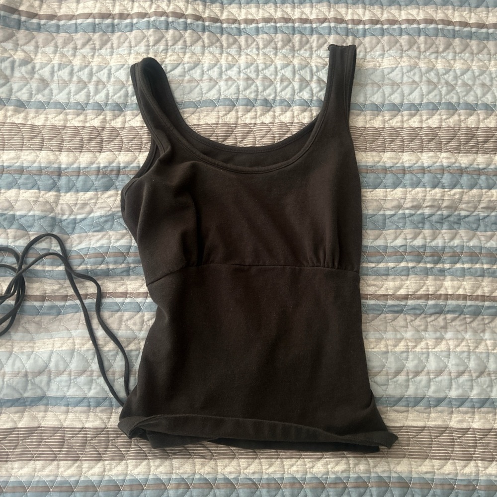 Brandy Melville Charcoal Sleeveless Top